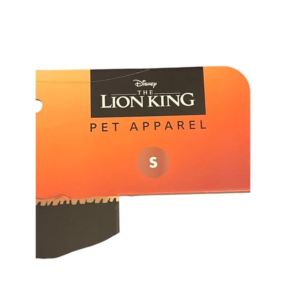 Disney The Lion King Play Eat Roar Pet Dog Graphic Tee Shirt Simba Sz Small NWT - Picture 2 of 5